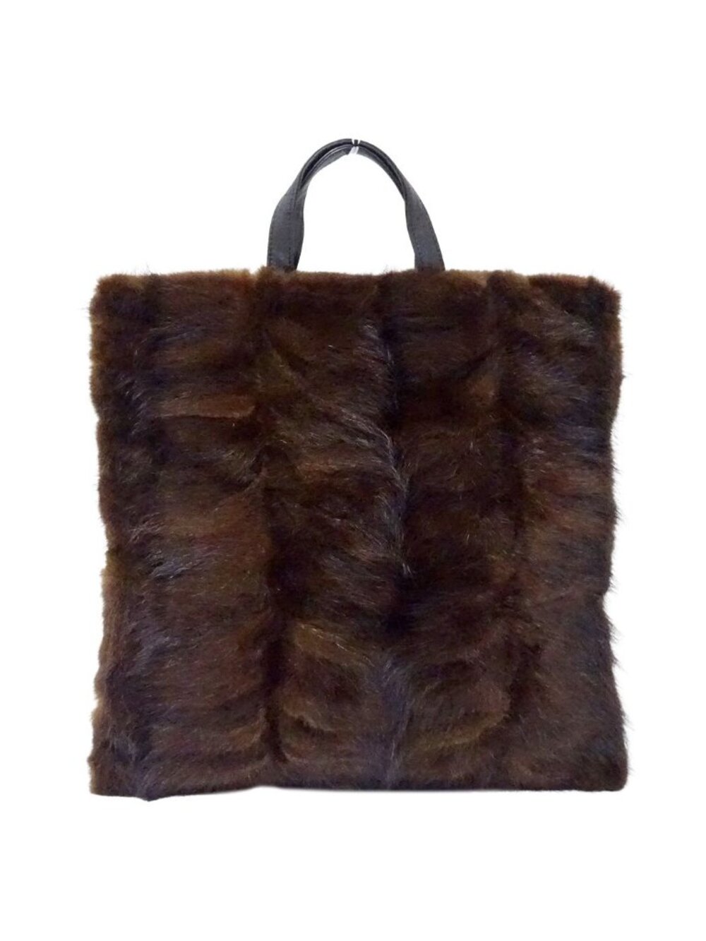 Loewe Tote Bag Fur Leather Brown